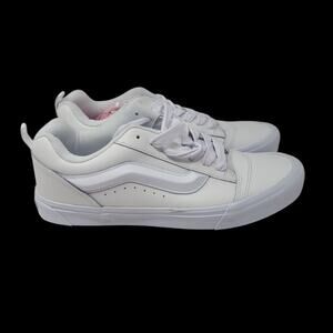 Vans Knu Skool Leather Shoes Mens 13 True White Puffed Up Tongue 90s NEW NWOB